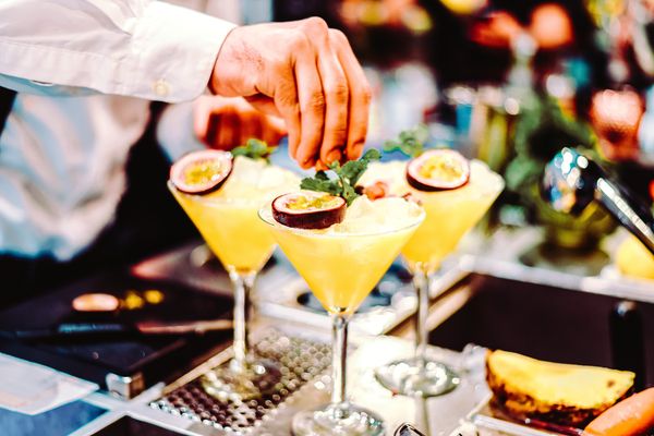 Alcoholvrije cocktail pornstar martini