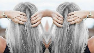 blond haar verven grijs