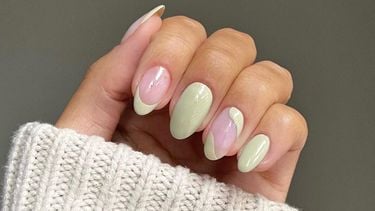 groene groen nagels manicure